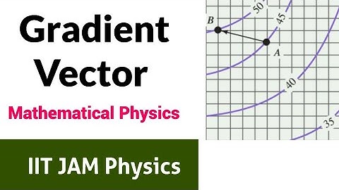 Gradient Vector | IIT JAM Physics | Previous Year Solutions | Mathematical Physics #gradient.