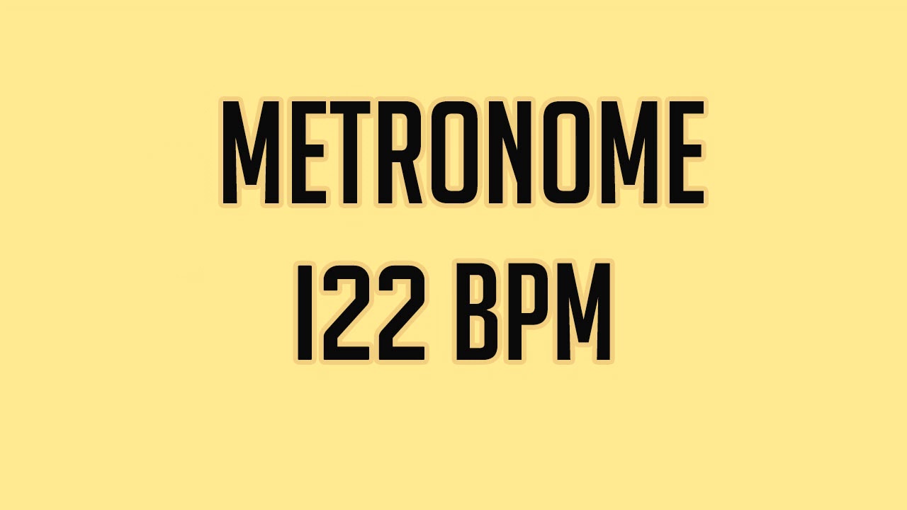 122 bpm metronome