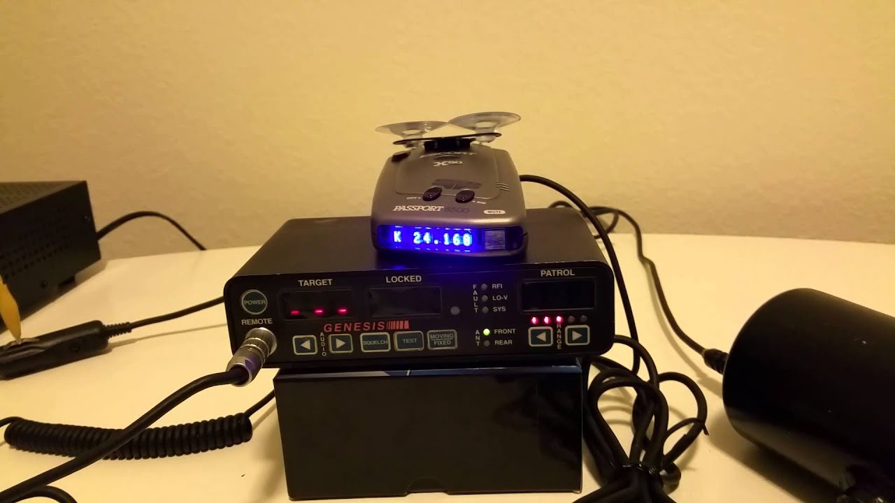 Decatur Genesis I Radar Unit Stationary Mode Radar Verifier Test YouTube