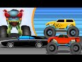 Haunted House Monster Truck - Haunted House Monster Truck | War | Episode 11 | Videos for Kids
