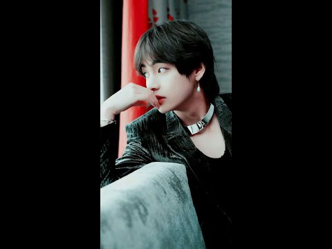 Kim Taehyung in black hair color😍|V in black hair #bts