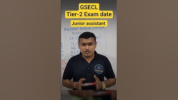 GSECL tier-2 exam date declared for junior assistant, Nurse. #gsecl2025 #gseclpa #transientclasses