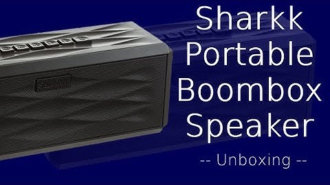 (NEW!) Unboxing: Sharkk Portable Boombox Speaker (HD) | GeekHelpingHand