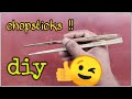 how to make simple chopsticks | diy |