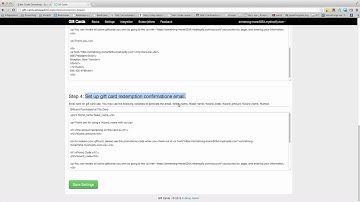gift-cards.eshopadmin.com - Gift Cards Shopify App Demo - Amin Setup