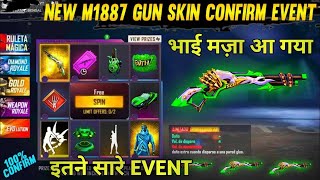 Token Tower New Event In free fire||I Got New M1887 Skin||Free Fire New Event||SUPER GAMING