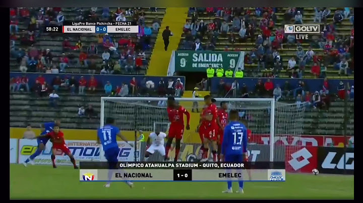 El Nacional 1-0 Emelec LigaPro