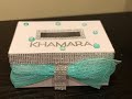 DIY Personalized Bling Card Box