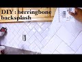 HERRINGBONE TILE KITCHEN BACKSPLASH - Kitchen Makeover  - Life With Queenii