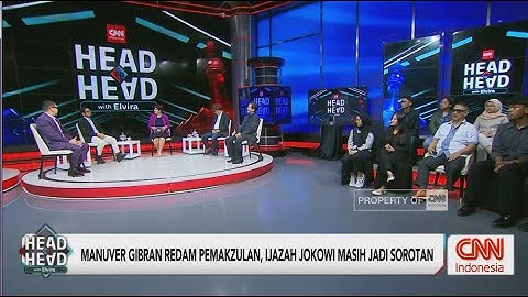 Manuver Gibran Redam Pemakzulan, Ijazah Jokowi Masih Jadi Sorotan | Head to Head | Part 3