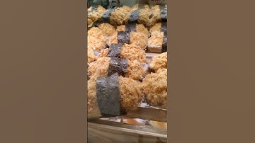 seaweed meat floss bread #shorts