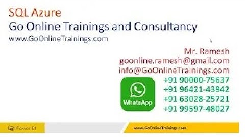 Azure Data Factory (ADF) Demo-01 | Bhaskar Jogi | Go Online Trainings | 90000 75637