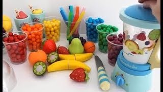 Bermain Membuat Jus Segar Dari Buah Mainan - Play Make Fresh Juice From Fruit Toys