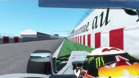 RFACTOR 2 - F1 2017 HAMILTON POLE LAP CANADA