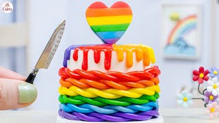 Fancy Rainbow Cake🌈1000+ Miniature Rainbow Cake Recipe🌞Best Of Rainbow Cake Ideas