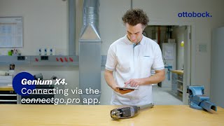 Genium X4 - Connecting via the connectgo.pro app | Ottobock Professionals