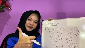 KONVERSI BILANGAN DESIMAL KE BILANGAN BINER