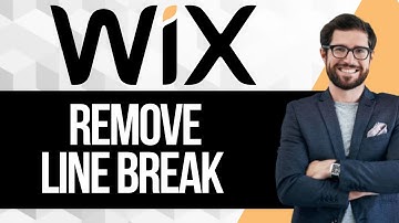 How To Remove Line Break in Wix