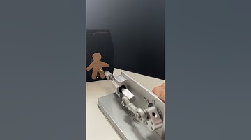 Mechanical small toys Telescopic rod, reciprocating mechanism, #mechanical  #mechanicaldesign