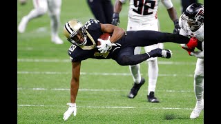 Michael Thomas on 'the look' in Taysom's eyes, 'terrible drop' more in Saints win over Falcons