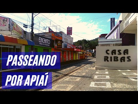 Passeio pela cidade de Apiaí, sul do estado de São Paulo.