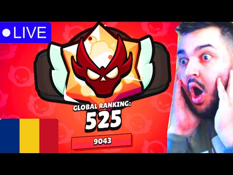 xSlayder ajunge Top 1 ROMANIA MASTER RANK ASTAZI pe BRAWL STARS!