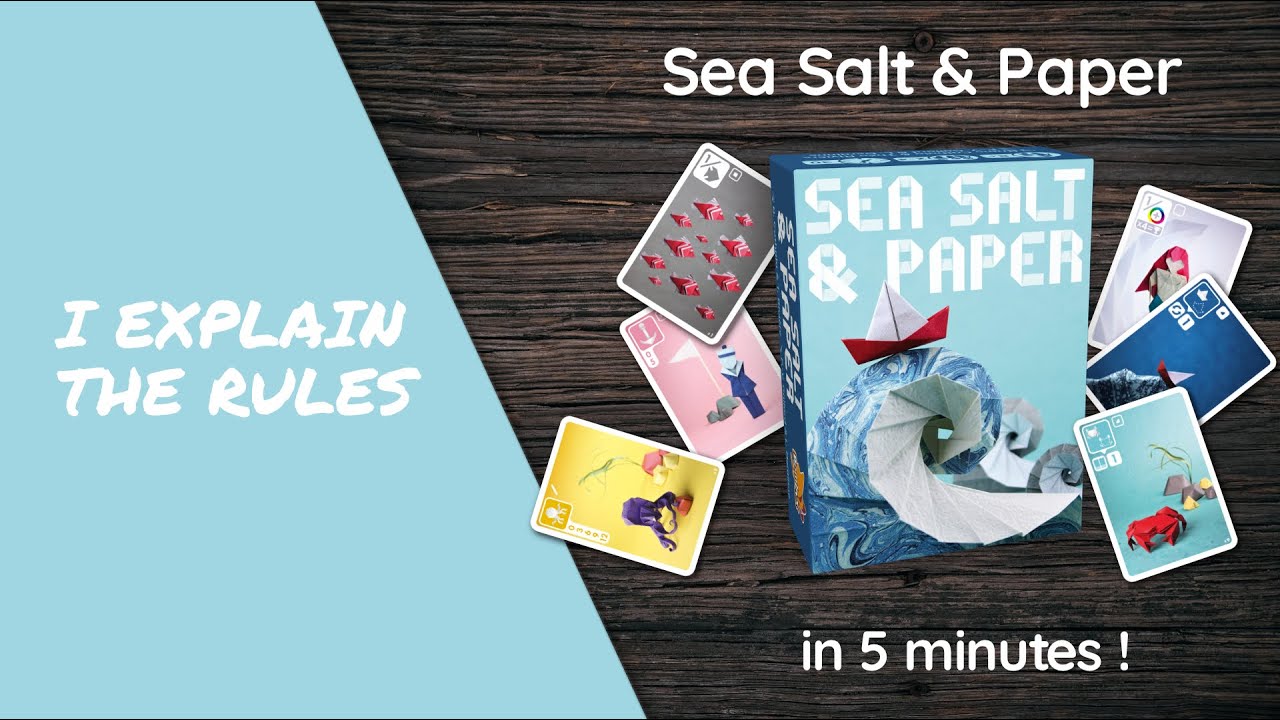 I explain the rules of SEA SALT & PAPER in 5 minutes! 