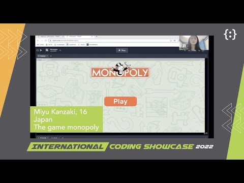 Miyu Kanzaki, 16, Japan | Python Project Showcase | ICS 2022