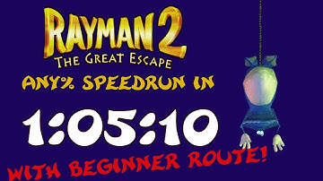 Rayman 2 Any% Former WR with Beginner Route in 1:05:10