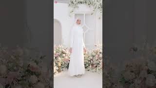 Jubah Dress Full Lace in Off White for Brides | Azalea Jubah