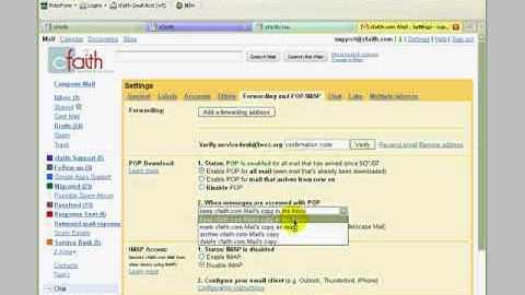Outlook 2007 POP Configuration for cfaith Webmail