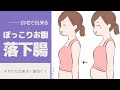 【落下腸】立ちながら簡単にお腹をへこます！