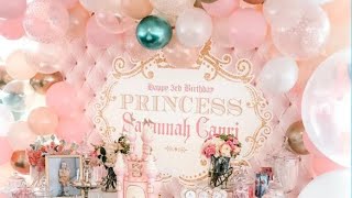 Fairytale Princess Party in Pink and Gold