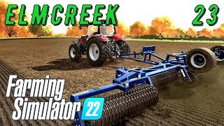 FS 22 - Сею озимую пшеницу.  Прошёл катком - Фермер в ELMCREEK # 23