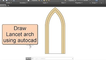 Draw lancet arch