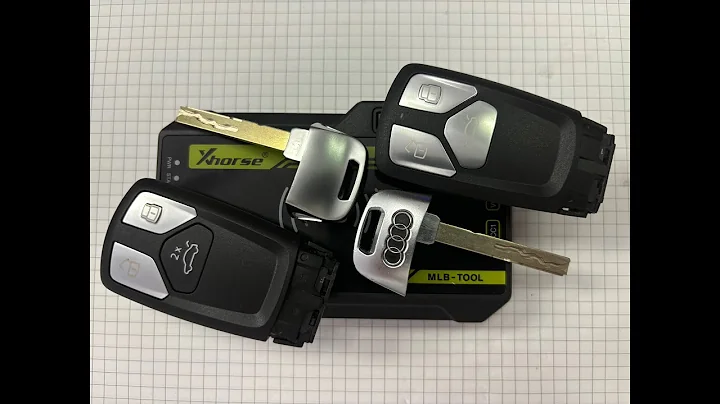 AUDI Q7 2017 MLB Ersatzschlüssel - spare key programming - Xhorse key tool plus