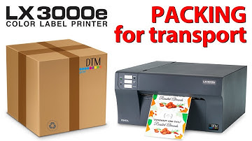 Packing LX3000e for transport