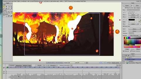 How to make fire particles in Anime Studio Pro - MOHO Pro