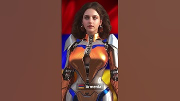 Countries of the world as Robot AI generated #Part 1 #shorts #aiart #aipainting #countries#Asia