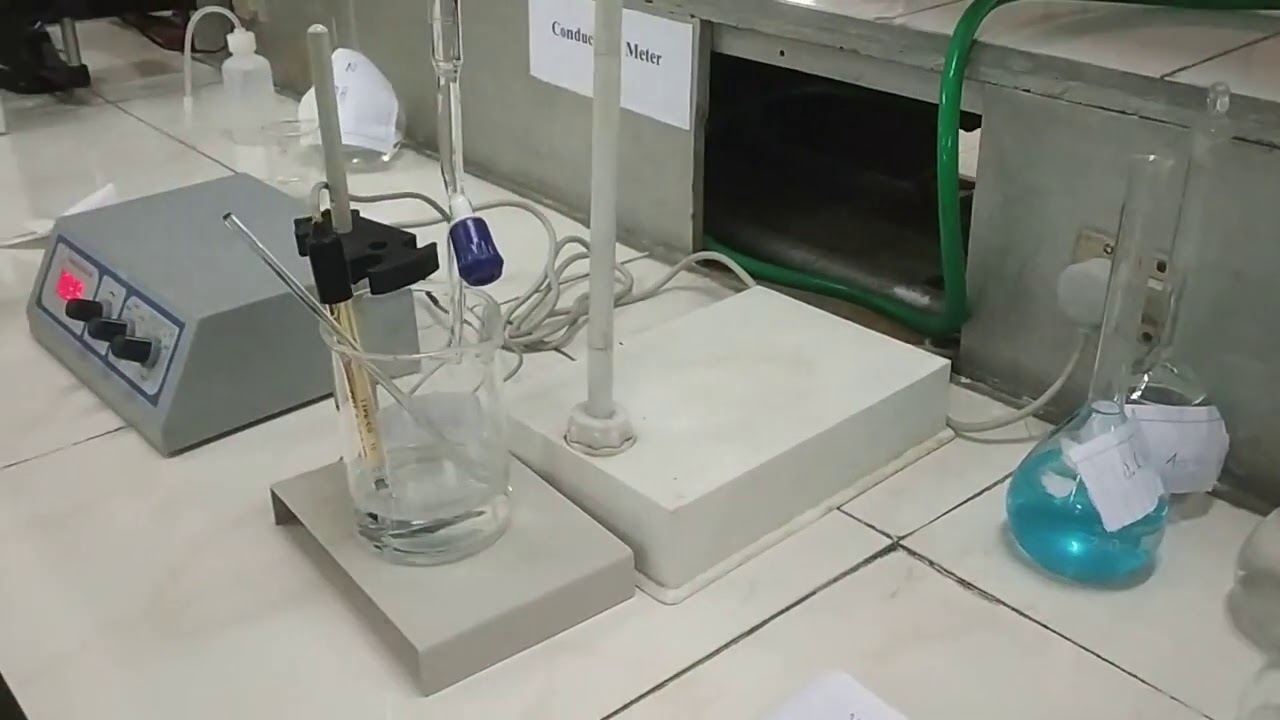 Conductometric titration of HCl, Acetic Acid and copper sulphate