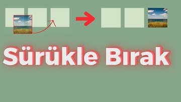 Sürükle-Bırak Uygulaması Nasıl Yapılır? Html Css ve Js Drag&Drop - Frontend Projeleri