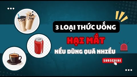“3 Thức Uống Khiến Mắt Yếu Dần Nếu Uống Mỗi Ngày! 👀⚠️”