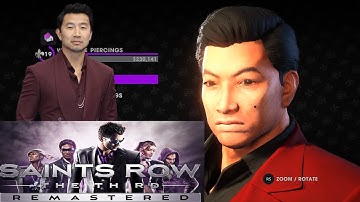 Saints Row The Third Remastered face creation request Simu Liu