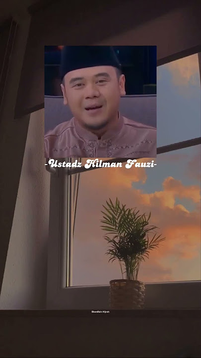 Belajar minta maaf jika menyakiti, belajar memaafkan jika disakiti #ustadzhilmanfauzi