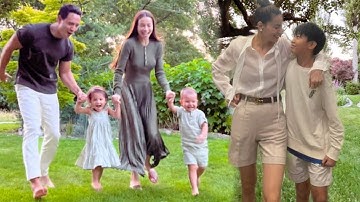 Khung ảnh hạnh phúc của gia đình Hà Hồ - Kim Lý ở Thụy Điển