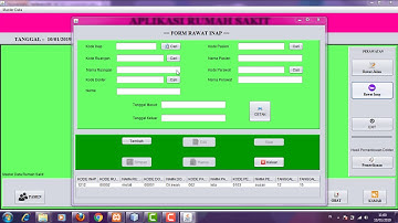 Demo project Aplikasi Rumah Sakit dengan Java NetBeans dan MySql