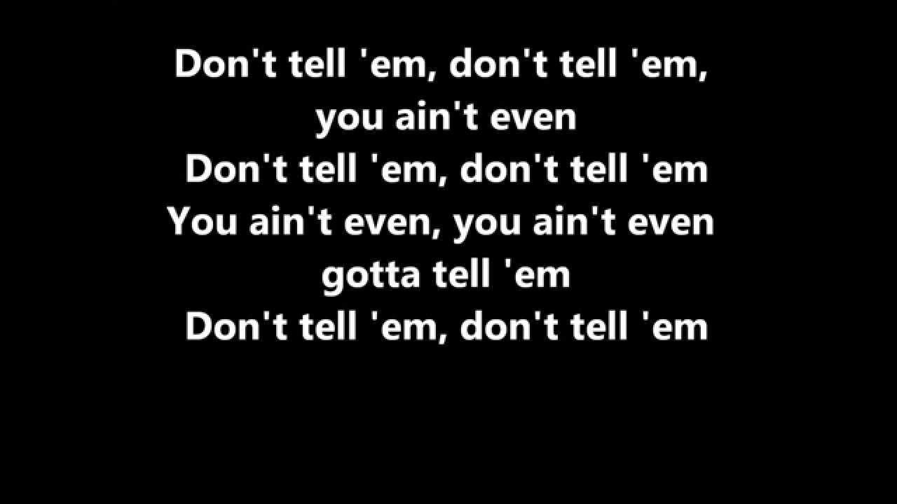 Tell em lyrics