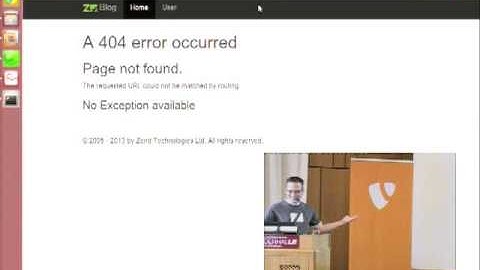 Build a Zend Framework2 Application in less than a Talk - JanBurkl