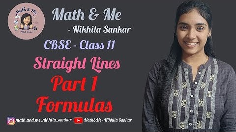 Part 1 Formulas Straight lines Class 11 #straight #lines #maths #cbse #online #ncert #exam #tips