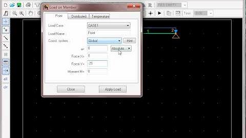 Simple two-span beam in LinPro